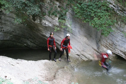 Canyoning in the Vione torrent in Tignale on Lake Garda 6